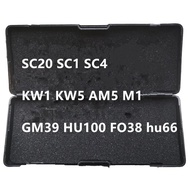 LiShi 2 dalam 1 SC20 SC1 SC4 KW1 KW5 AM5 M1 GM39 HU100 FO38 Hu66 Alat Tukang Kunci