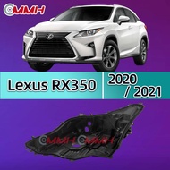 RX350 สำหรับ Lexus RX ไฟหน้า RX350 RX300 2020-2021 RX400 ไฟหน้า เลนส์ไฟหน้า ไฟหน้าหลังเปลือก  ฐานไฟห