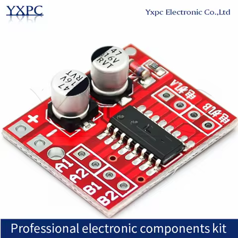 Mini L298N DC Motor Driver, MX1508 Mini Dual Channel 1.5A 1.5A 2 Way PWM Speed Controller Dual H-Bri
