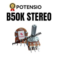 POTENSIO B50K STEREO B50KSTEREO B 50K STEREO ORIGINAL Mamu