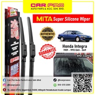 Honda Integra 1989 - 1993 DA5 - DA9 1 Pair MITA SILICONE COATING Aero Front Wiper Blade TWIN Set 20'