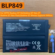 Realme GT RMX2202 RealmeGT Neo RMX3031 Q3 Pro 5G RMX2205 X7 Max BLP857 BLP849 X7Max Bateri 4500mAh B