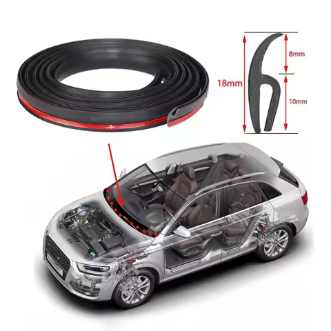 H Type Car Windshield Panel Seal Strip For Ford Focus 2 1 Fiesta Mondeo 4 3 Transit Fusion Ranger Mu