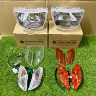 (COMBO SS 2) HEAD LAMP LAMPU DEPAN FRONT SIGNAL DEPAN SIGNAL COVER DEPAN SIAP SOCKET MENTOL YAMAHA S
