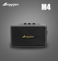 (ปรับเบสได้) 55W ลำโพงบลูทูธ รุ่น M4 เสียงนุ่ม เบสแน่น ดีไซส์สวย ปรับเสียงเบส/แหลม เชื่อมลำโพง2ตัวได