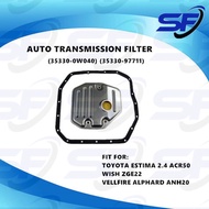 💯TOYOTA ESTIMA 2.4 ACR50 WISH ZGE22 VELLFIRE ALPHARD ANH20 AUTO TRANSMISSION FILTER (ORIGINAL)(35330