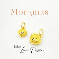 FA0 Moramas LOVE Pendant 916 Gold/ Loket LOVE Emas 916/ Love Pendant 916 Gold (Bajet/ Budget)