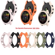 Soft TPU Case Cover For Garmin Forerunner 265 265S Slim Watch Screen Protector