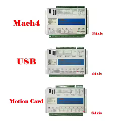 Mach3 Mach4 USB CNC Motion Control Driver Card Splitter Board for 3/4/6 Axes, Used for CNC Machine T
