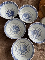 景德鎮米通碗5隻