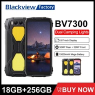Blackview BV7300 Rugged Smartphone 18GB(6+12) 256GB,Helio G81 Octa Core,15000mAh,Dual Camping Lights