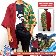 Haori Anime - Loose Kimono Kimetsu no Yaiba - Giyu Tomioka Style