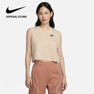 Nike Women's Club Crop SL Tee - Sanddrift