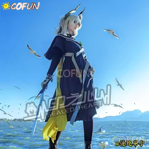 COFUN Arknights Irene Judgment Cosplay Costume Dress for Anime Convention Fans ‌women Lovely Outfits