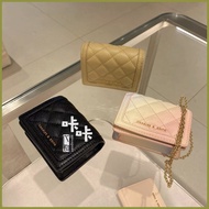 ۞ ◩ ◮ Cnk22 Women's Wallet CK6-50701179 Quilted Plaid Chain Crossbody Bag card wallet cln wallet ch