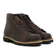 Genuine Leather Boots - VIGOS Monkey Darkbrown