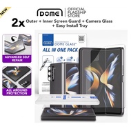 Whitestone Dome All In One Tempered Glass Samsung Z Fold 5 Fold5 5G