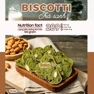 Biscotti Biscuits Diet / Healthy Weight Loss - Green Tea Flavor (300gram) - Snap Food