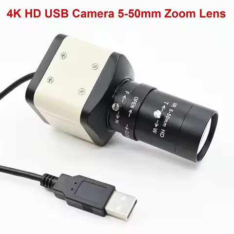 IMX415 4K Webcam 25fps USB Camera HD,3840x2160,With 5-50mm 2.8-12mm Manaul Varifocal CS Lens,Windows