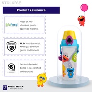 [readystock]□❖✻Kidztime Children Cartoon BPA Free Kids Drinking Antibac Water Bottle Nozzle (530ml) Botol Air Budak Paw