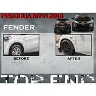 PERODUA MYVI 2018-2020(ADVANCE GT) FENDER MYVI GEN3 MUDGURDS GEN3 CAR BODYKIT