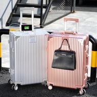 67cm Luggage Universal Wheel Password Aluminum Frame 67cm Trolley Case Boarding abs+pc Suitcase Anti
