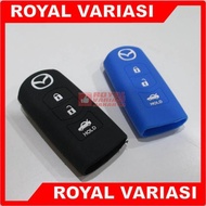 Casing Silicon Remote Alarm Kunci Mobil Mazda 3 Tombol Flip Key