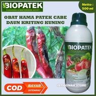 BIOPATEK 500ML Fungisida Hayati Obat Patek Cabe Kriting - Obat Pemulihan Daun Cabe Kriting - Obat Ha