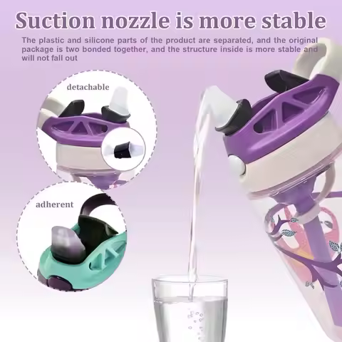 Water Cup Nozzle Food Grade Silicone Nozzle Water Bottle Accessories Children's Straw Mouth Cover Th