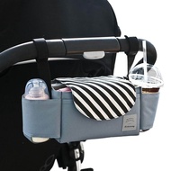 Smartconn รถเข็นเด็กทารกออแกไนเซอร์ที่มีที่วางแก้วและถุงผ้าอ้อมอุปกรณ์เสริมรถเข็นเด็ก Organizer กระเป๋ารถเข็นเด็กทารกแขวนกระเป๋าพื้นที่เก็บข้อมูลขนาดใหญ่กระเป๋าเดินทางทารกพอดีกับทุกรุ่นรถเข็นเด็กทารก