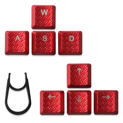 DIY Red translucent keycaps compatible with Logitech G913 G915 G813 G815 TKL gaming mechanical keybo