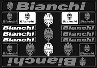 Bicycle Replacement Decal Set Adhesive Vinyl Sticker Compatible for Bianchi Frames Gray (Matte)