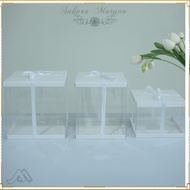 Transparent Mica Cake Box Cake Box Ribbon Cake Box Cake Box