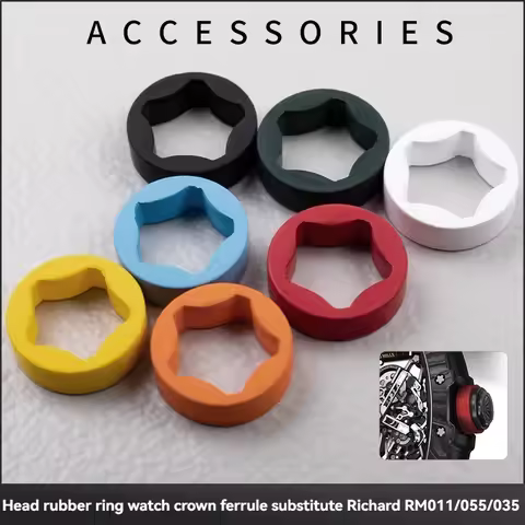 RM Fluororubber Head Ring Richard Watch Crown Ring for RM005 RM011 RM035 RM030 RM055 RM67 FKM Rubber
