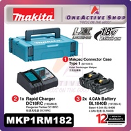 MAKITA BATTERY & CHARGER SET 18V (191L71-1) - 1 YEAR WARRANTY (MAKITA 18V 4.0AH BATTERY / MAKITA 18V