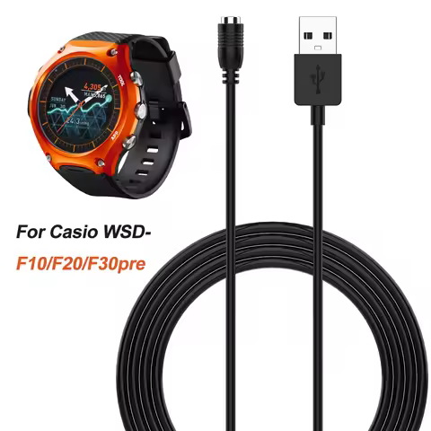 USB Charger Cable Smart Watch Accessories Fast Charging Cable Smartwatch Charger Cord for WSD-F10 WS
