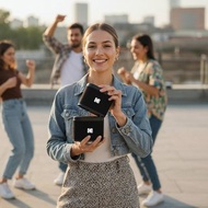 【Kodak 柯達】SOUNDBRIX 迷你聲音積木隨行無線藍牙喇叭