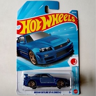 HOT WHEELS CASE K 2026 Nissan Skyline GT-R R34 + Aston Martin Aramco F1 Team Diecast