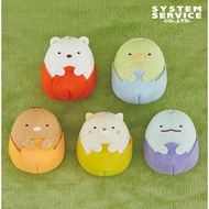 【Authentic 🇯🇵】San-X : Sumikko Gurashi Tulip Series Mascot Plush Soft Toy Keychain Bag Charm - Tokage • Neko