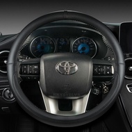 Da Sợi Nhỏ Vỏ Bọc Vô Lăng Ô Tô Cho Toyota Fortuner 2016-2019 2021 2022 Hilux 2015-2019 2020 2022 Phụ
