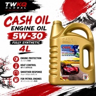 Cash Oil 5W-30 Fully Synthetic 4L Minyak Hitam Kereta API SN GF-5