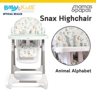 Mamas &amp; Papas High chair Baby Model Snax With 6 Levels Of Height-Low Adjustment 3 Recline Backrest Foldable