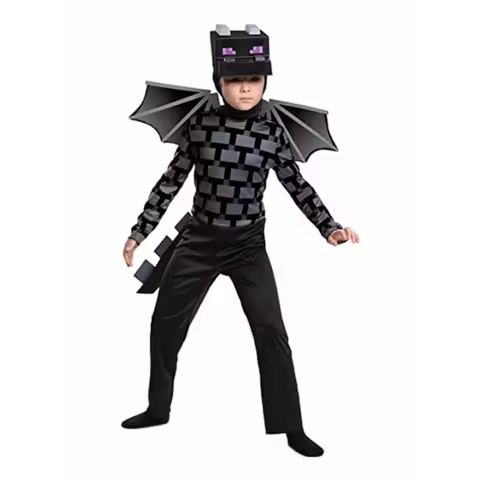 Game Party Cosplay Boy Ender Dragon Costume For Boy