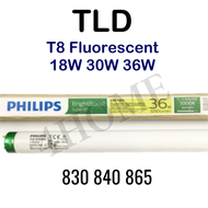 Philips TLD TL-D Brightboost 18W 36W T8 Fluorescent Light Tube 830 840 865 GSE