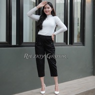 Celana Korea Terbaru Sasha Pants Willow Pants Celana Bahan Twill Street Import Qaisara Uniqloo Pant