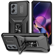 Serasi dengan MOTO GPlay Harvester Phone Case Motorola G22 Slide Window Stand G Power Cover Protecti