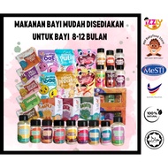 IZZLY Baby Food Makanan Bayi Natural Set Lengkap Baby 8-12 Bulan / Full Set Babyfood Izzly 8M-12M