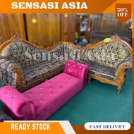 SOFA L SHAPE KAYU JATI /SOFA L JATI INDONESIA