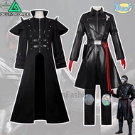 Delta Force Prison Warden cosplay Costume Ghrehross clothes leather jacket Halloween cosplay Cross-b