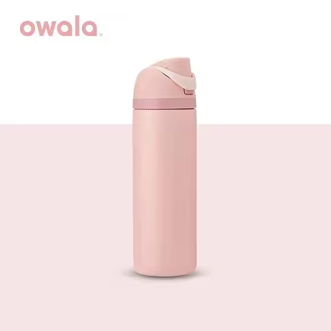Owala portable cup, one handed open lid, large capacity water cup, straw cup, insulated cup, 710mL |